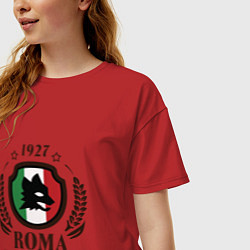 Футболка оверсайз женская AS Roma: Grande Amore, цвет: красный — фото 2