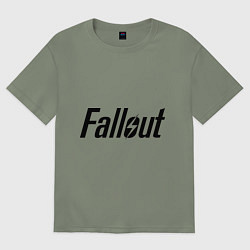 Футболка оверсайз женская Fallout, цвет: авокадо