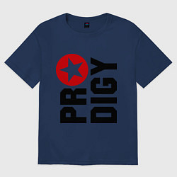 Футболка оверсайз женская Prodigy Star, цвет: тёмно-синий