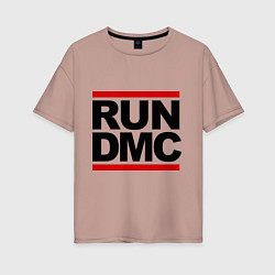 Женская футболка оверсайз Run DMC