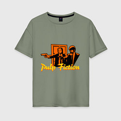 Футболка оверсайз женская Pulp Fiction, цвет: авокадо