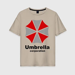 Женская футболка оверсайз Umbrella corporation