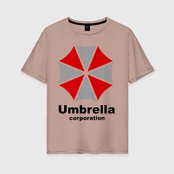 Женская футболка оверсайз Umbrella corporation