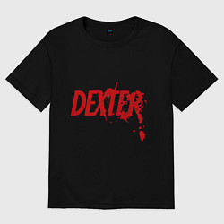 Футболка оверсайз женская Dexter Blood, цвет: черный