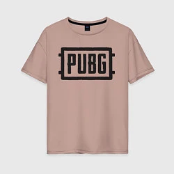 Женская футболка оверсайз PUBG