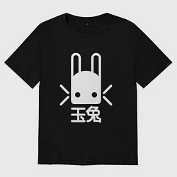 Футболка оверсайз женская Destiny Rabbit, цвет: черный
