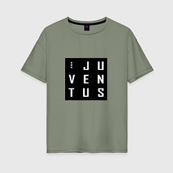 Женская футболка оверсайз Juventus FC: Black Collection