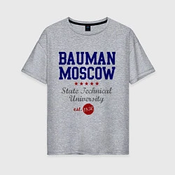 Женская футболка оверсайз Bauman STU