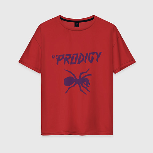 Женская футболка оверсайз The Prodigy: Ant / Красный – фото 1