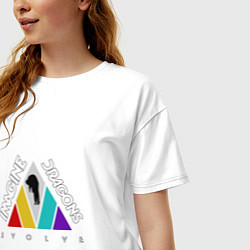 Футболка оверсайз женская Imagine Dragons: Evolve, цвет: белый — фото 2