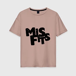 Женская футболка оверсайз Misfits