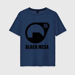 Женская футболка оверсайз HL: Black mesa