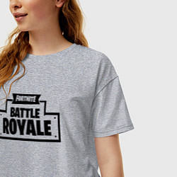 Футболка оверсайз женская Fortnite: Battle Royale, цвет: меланж — фото 2