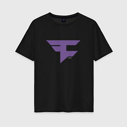 Женская футболка оверсайз Faze Clan Ultraviolet