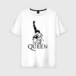 Женская футболка оверсайз Queen: Rock You