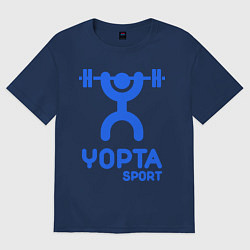 Футболка оверсайз женская Yopta Sport, цвет: тёмно-синий