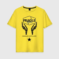 Женская футболка оверсайз Fragile Express