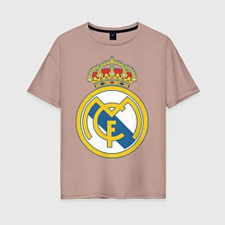 Женская футболка оверсайз Real Madrid FC