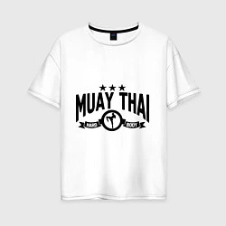 Женская футболка оверсайз Muay thai boxing