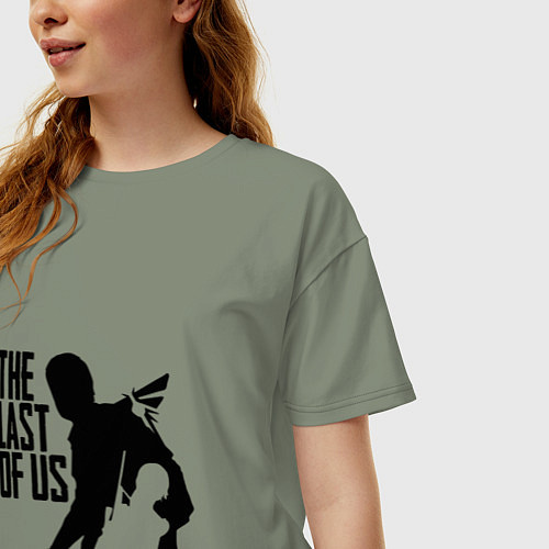 Женская футболка оверсайз THE LAST OF US / Авокадо – фото 3