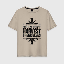 Женская футболка оверсайз Harvest Themselves