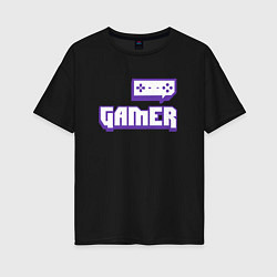 Женская футболка оверсайз Twitch Gamer