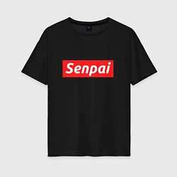 Женская футболка оверсайз Senpai Supreme