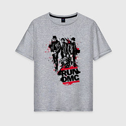 Женская футболка оверсайз Run-DMC