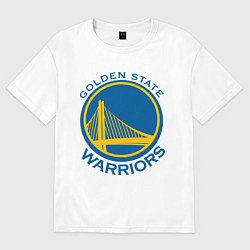 Женская футболка оверсайз Golden state Warriors