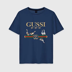 Женская футболка оверсайз GUSSI Village Version