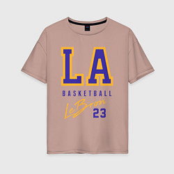 Женская футболка оверсайз Lebron 23: Los Angeles