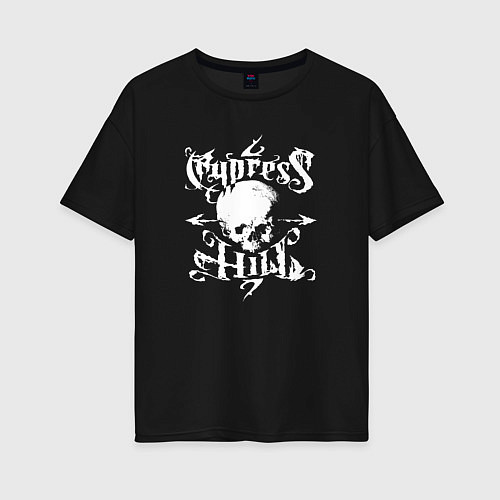 Женская футболка оверсайз Cypress Hill / Черный – фото 1