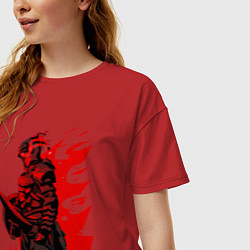 Футболка оверсайз женская Убийца гоблинов, цвет: красный — фото 2