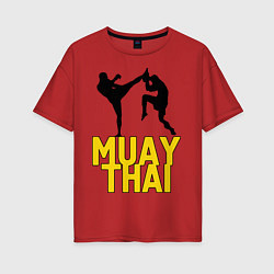 Женская футболка оверсайз Muay Thai