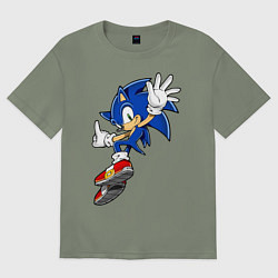 Футболка оверсайз женская Sonic, цвет: авокадо
