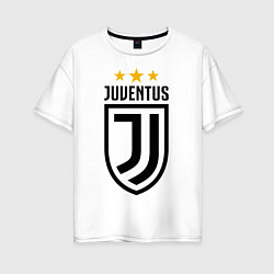 Женская футболка оверсайз Ювентус