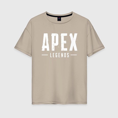 Женская футболка оверсайз Apex Legends / Миндальный – фото 1