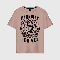 Женская футболка оверсайз Parkway Drive: Australia