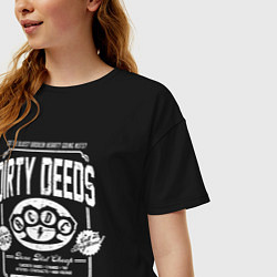 Футболка оверсайз женская AC/DC: Dirty Deeds, цвет: черный — фото 2
