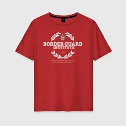 Женская футболка оверсайз Border Guard Institute