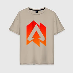 Женская футболка оверсайз Apex Legends: Symbol