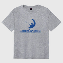 Футболка оверсайз женская Dream Works, цвет: меланж