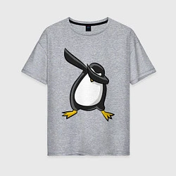 Женская футболка оверсайз DAB Pinguin