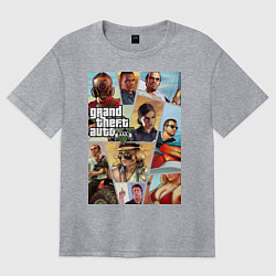 Женская футболка оверсайз GTA 5: Stories
