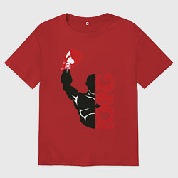 Женская футболка оверсайз Boxing