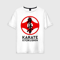 Женская футболка оверсайз Karate Kyokushin