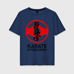 Женская футболка оверсайз Karate Kyokushin