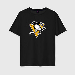 Женская футболка оверсайз Pittsburgh Penguins: Evgeni Malkin