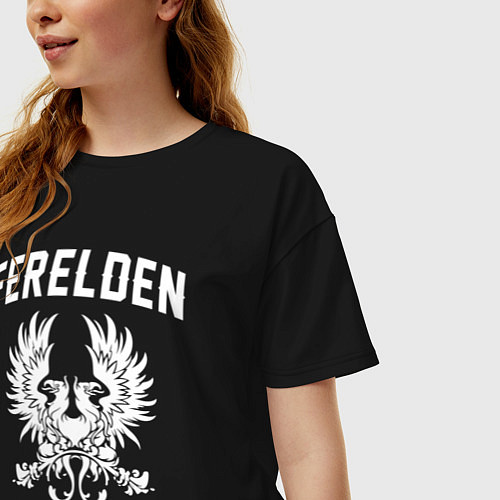 Женская футболка оверсайз Dragon Age / Черный – фото 3