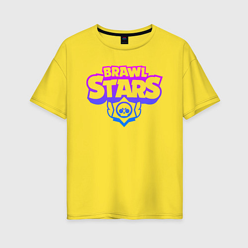 Женская футболка оверсайз BRAWL STARS / Желтый – фото 1